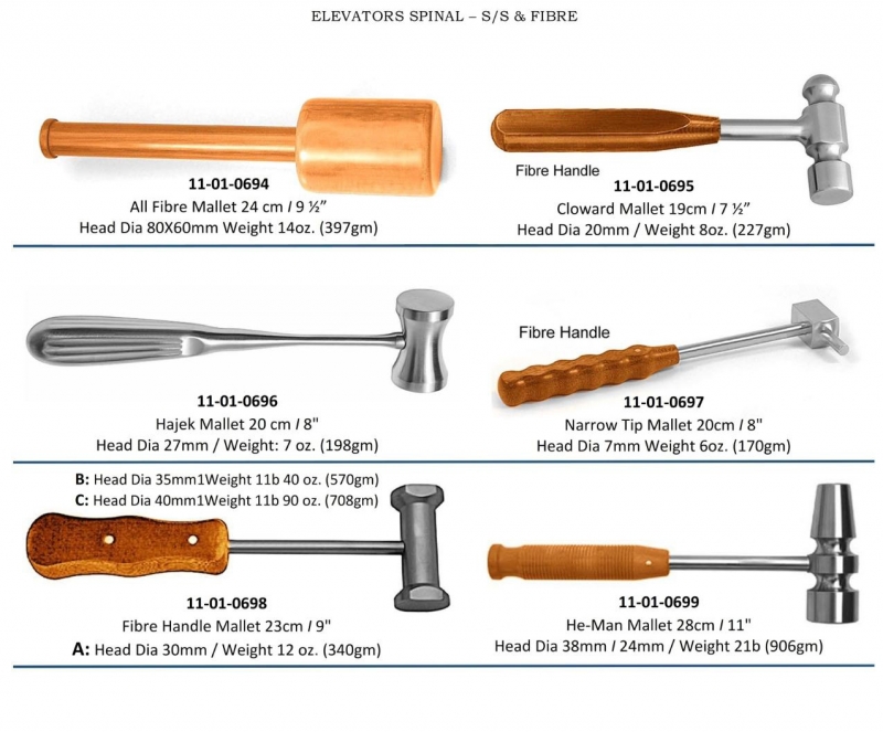 Elevators Spinal S/S & Fibre