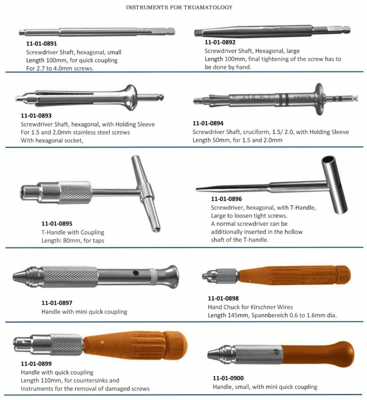 Instruments For Truamatology