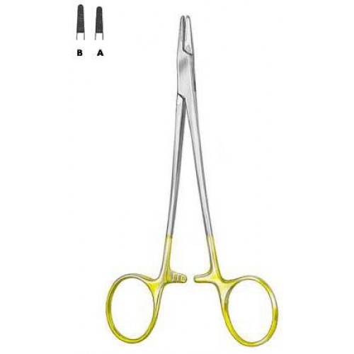 Hegar Baumgartner Needle Holder, T.C. 14cm, (5-1/2")