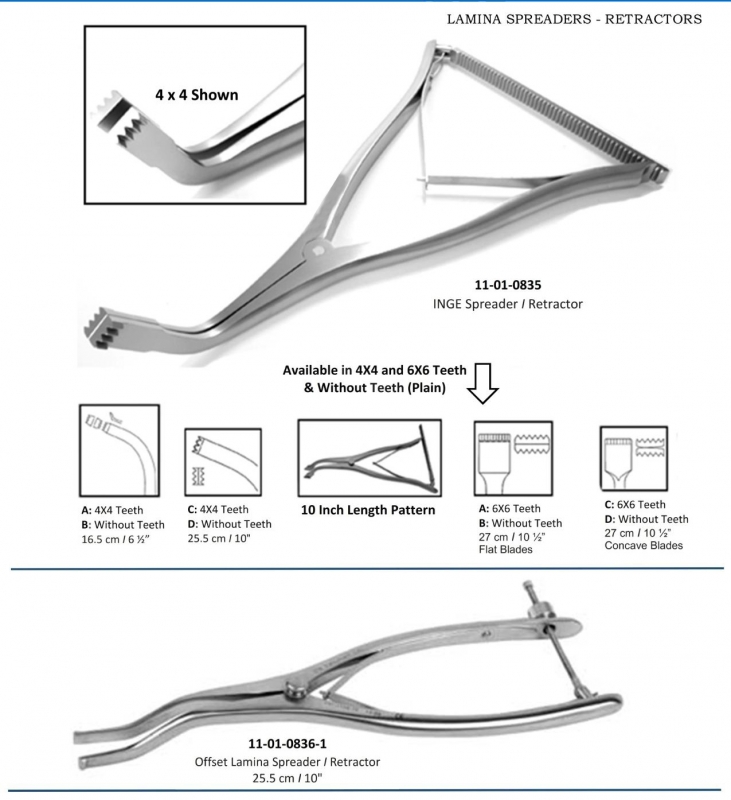 LaUJna Spreaders Retrators