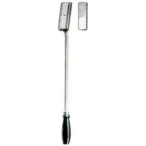 Tooth Rasp For lower jaws with interchangeable blade