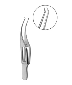Colibri Forceps Standard 1x2 Teeth, 0.4mm With Tying Platform