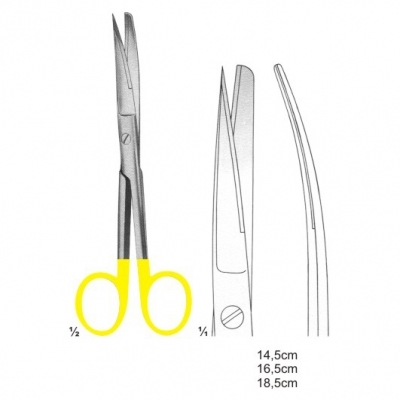 Scissors with Tungsten Carbide Inserts